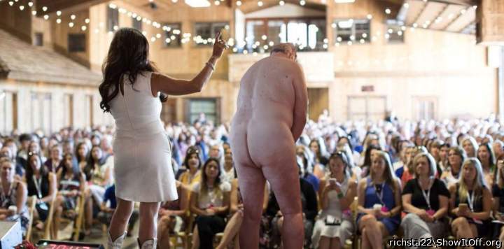 "Let's begin the bidding at $3 ... 1 dollar for each inch of it's tiny dick