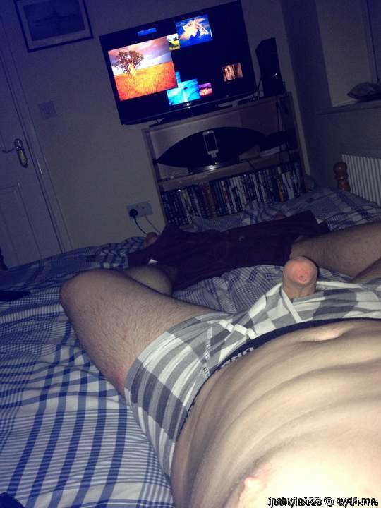 Lovely as your beautiful cock sticks out of the fly of your 