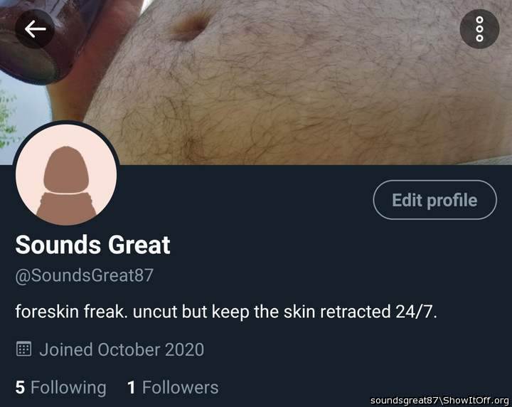 I have a Twitter now! @soundsgreat87