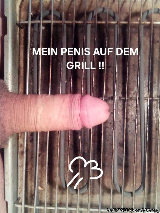 Wer will meinen geilen SCHWANZ grillen  ???