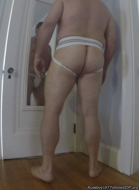 Ass in jock strap
