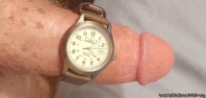 have you got the time on you cock!