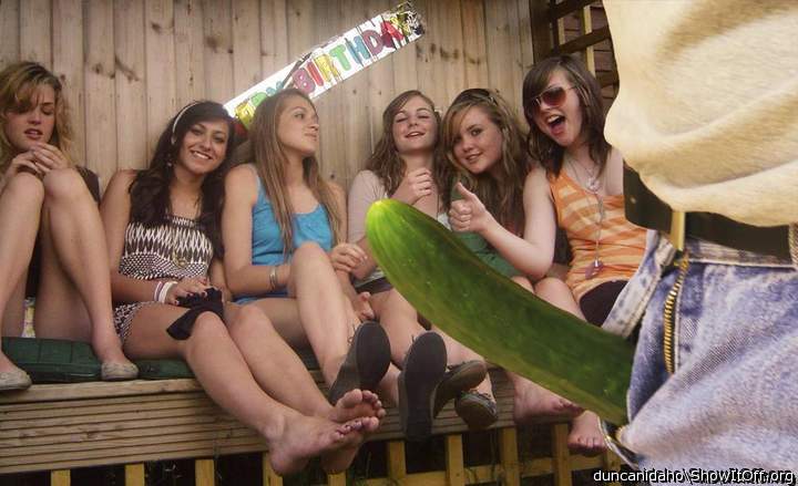 Cucumber Man makes a surprise visit!