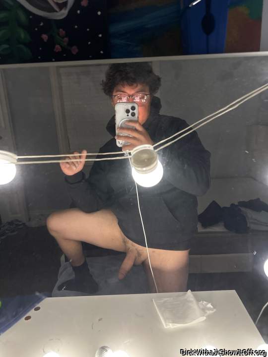Dirty mirror clean cock
