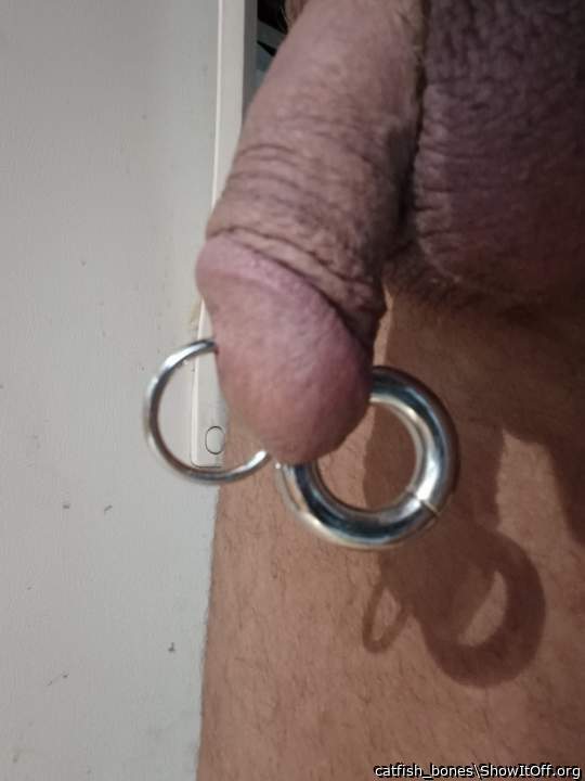 double pierced cock