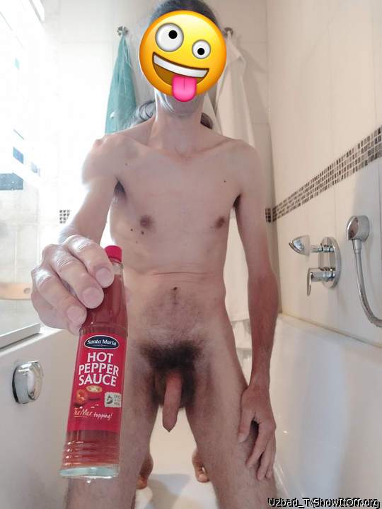 Prepared to apply Hot Pepper Sauce