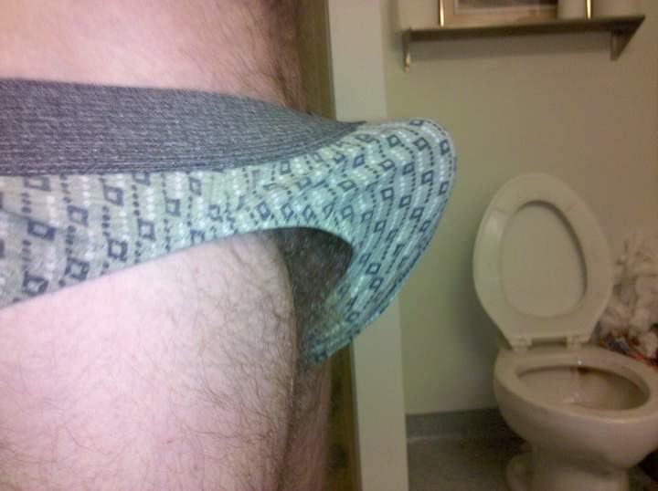 Ha! The genital try to escape!