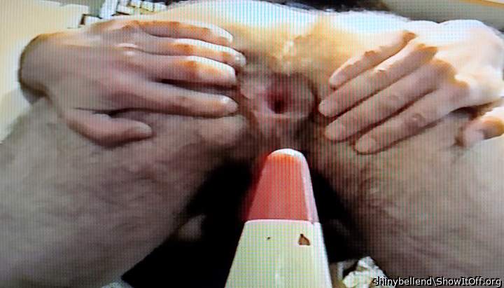 A Still From Old VHS Tape Of My Early Anal Days