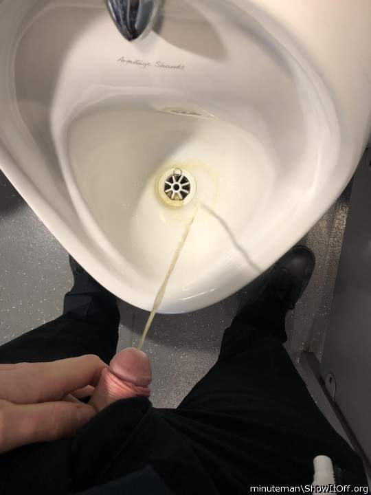 Pissing at work