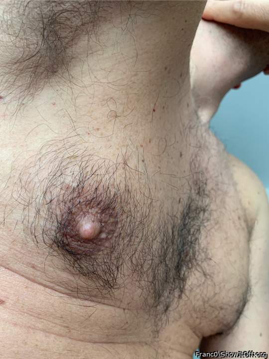 My lips want that sweet nip. My tongue. And teeth