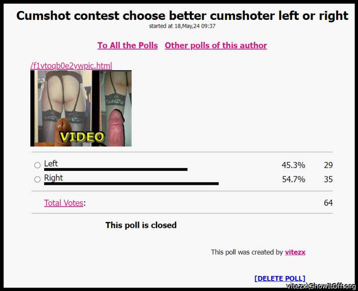 Vitezx (right) is better cumshoter then left (BD)