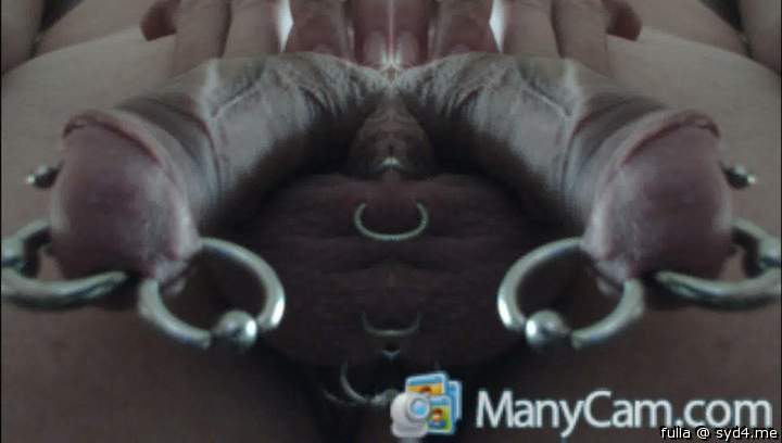 pierced cock