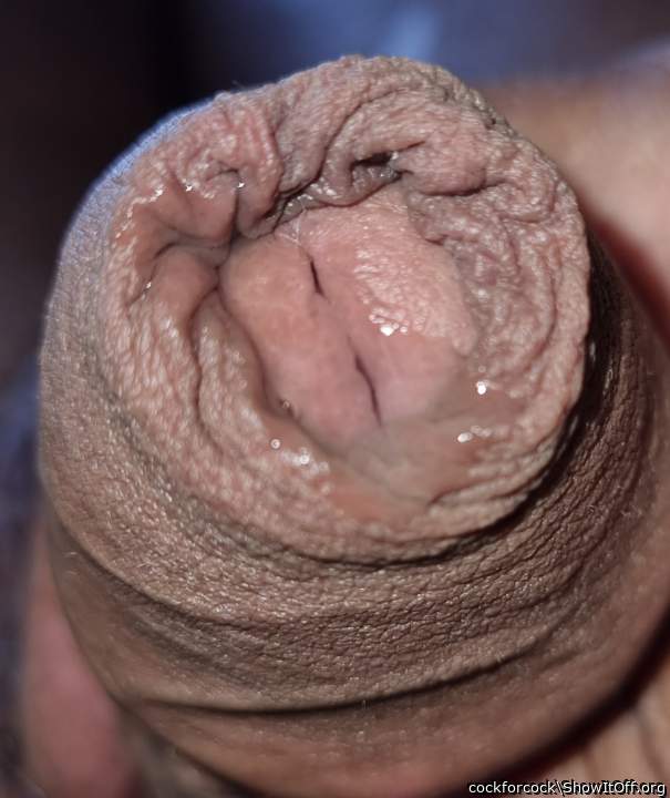 Precum close-up