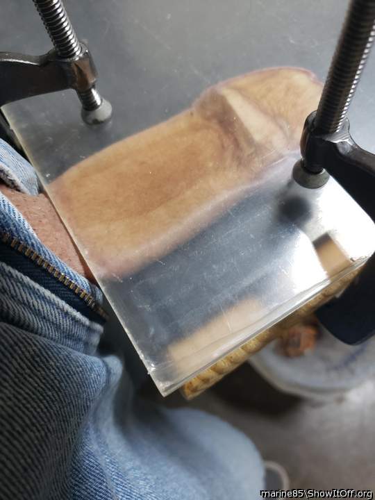 Flattened cock
