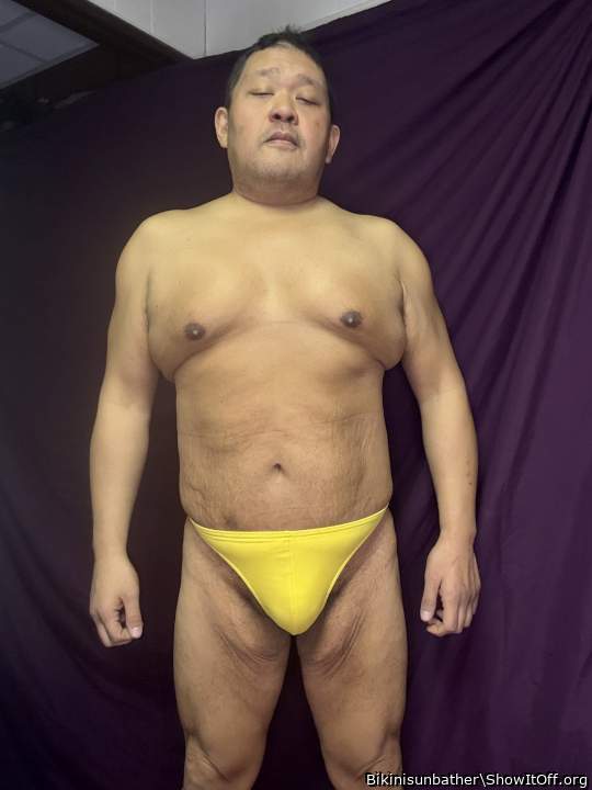yellow thong