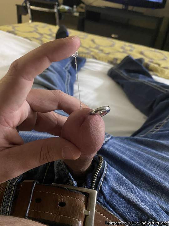 Lovely cock and precum!      
