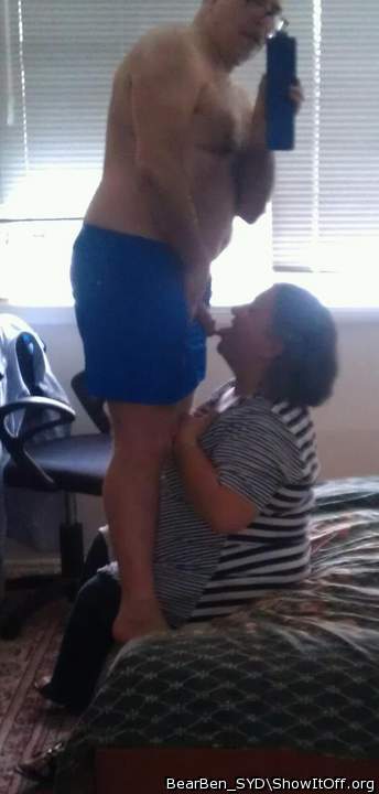 BBW sucking me