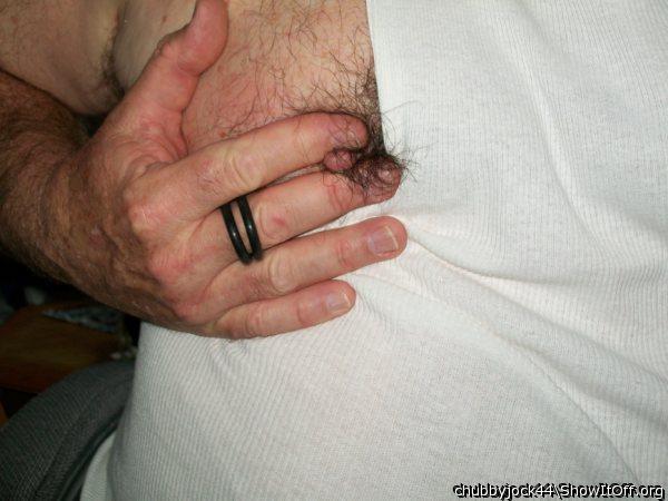 Hot nipple.... I would suck it.   