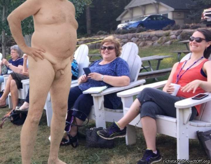 Will you ladies please tell me what's so funny?  What are you snickering at?