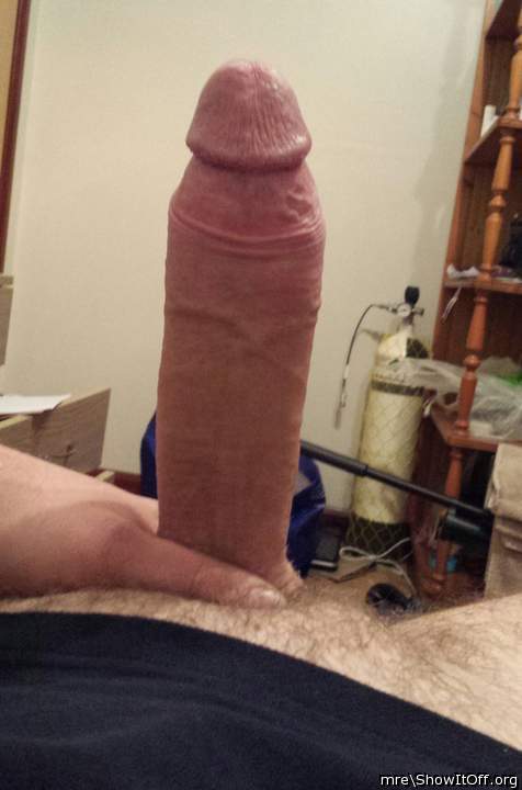 Awesome length and girth, big guy!    