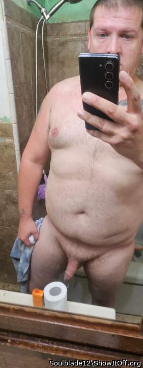 Fresh out of the shower!