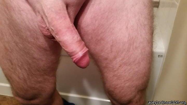 Hard Uncut cock