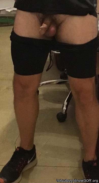 Shriveled little post run cut cock