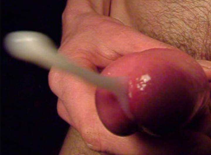 Cumshot close-up