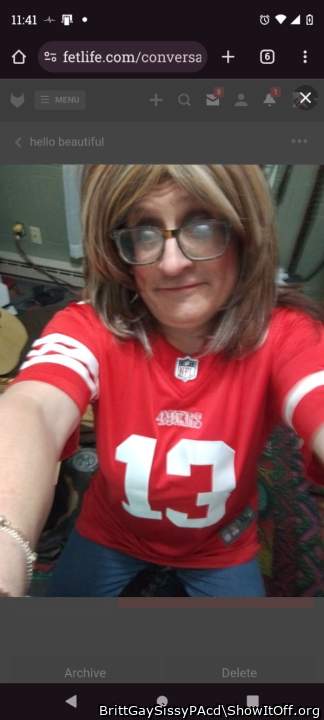 9ers gurl..LETS GO 9ERS!!!!!!