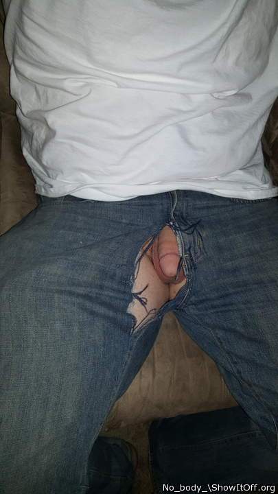 Man, if you're gonna wear those jeans with that nice tear in