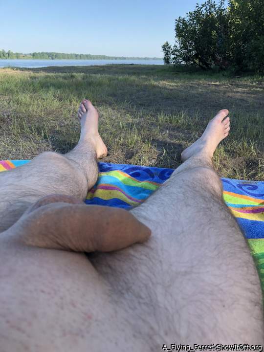 First trip out to the nude beach of the season