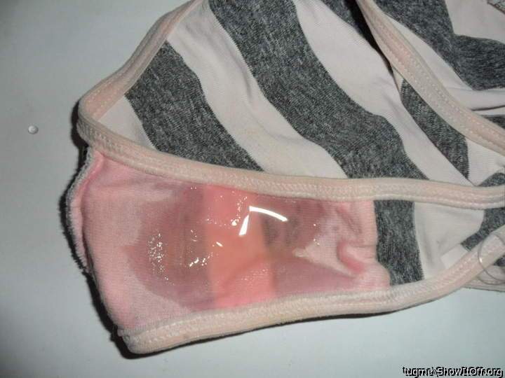 cum on my fuck buddy's panties 1