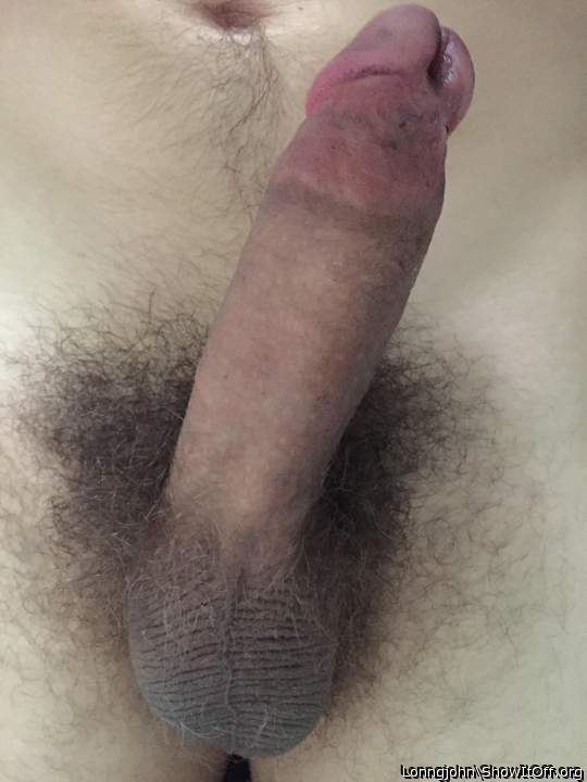 My semi erect cock