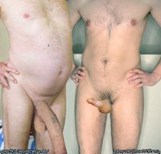 you don't need a fake penis to make you look small, just com