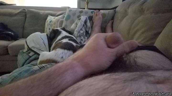 Just like that and let me lick your balls too