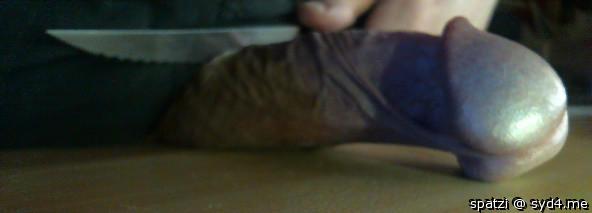 ich liebe messer an meinem kleinen ding