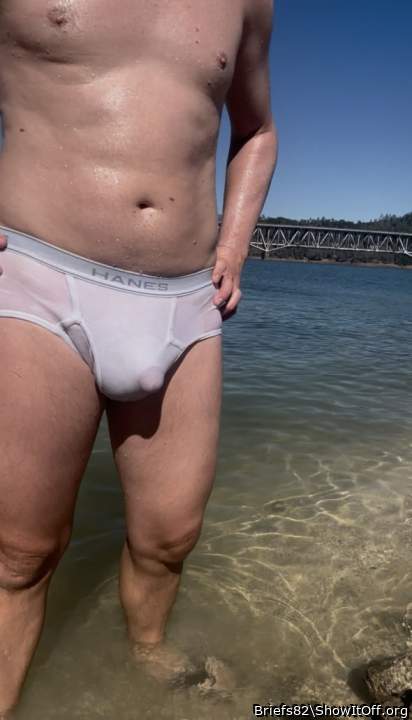 Photo of a stiffie from Briefs82