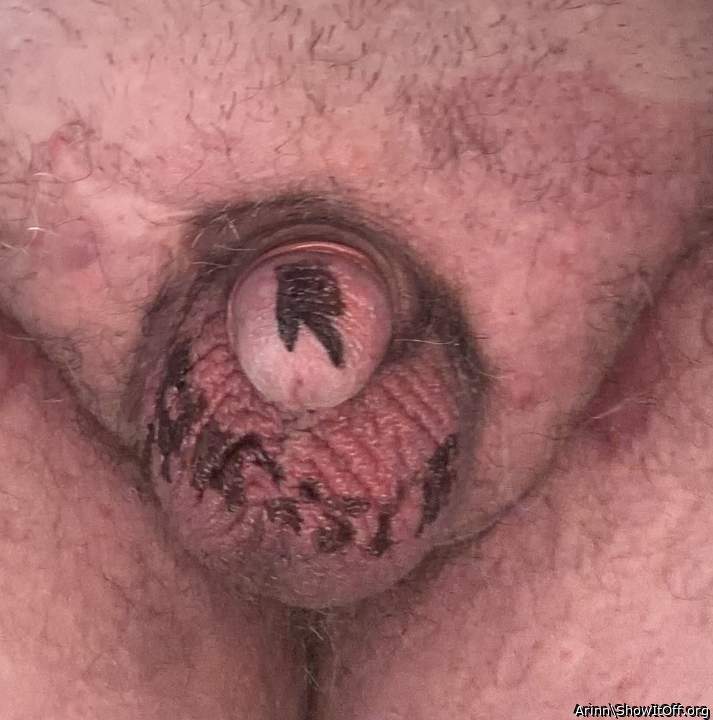 A shaved dick and balls is so better to be labelled with raz