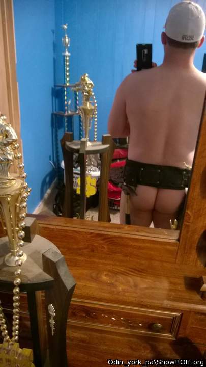 Tool belt is on, working around the house