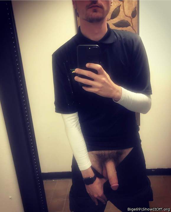 Beautiful bushy cock! 