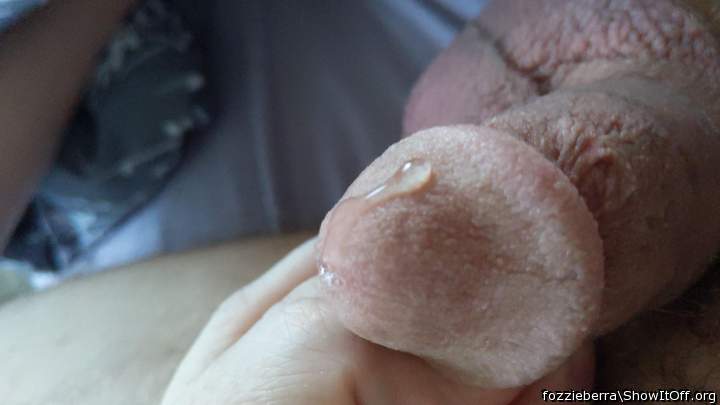 A dribble of precum