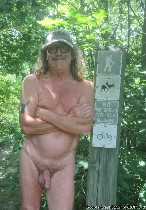 Hanging out naked at the Forest Preserve