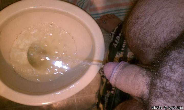 pissing