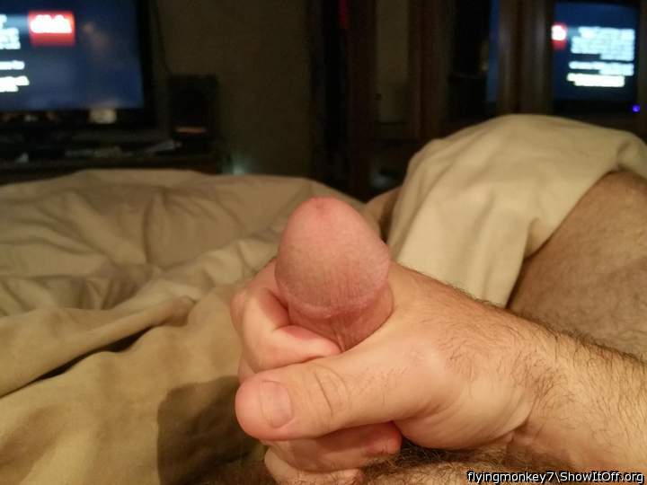 Hubby grabbing his meat.