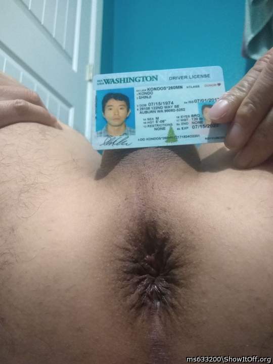 Shinji Kondo Driver license