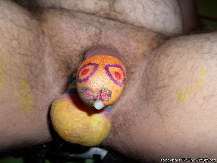 Dick face yellow balls - [8-19-14-8924]