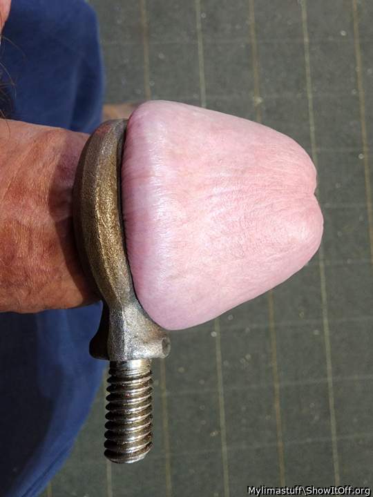 Home made glans ring, works nicely!