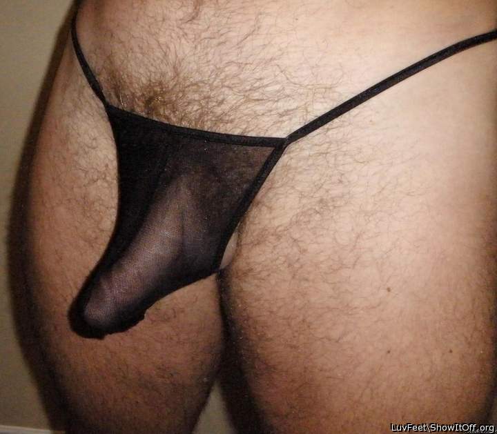 My black g-string