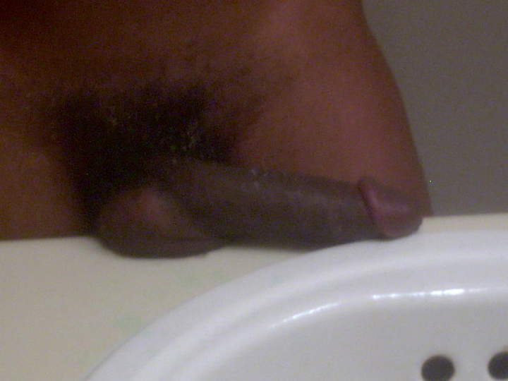 Cold porcelain on a hot cock!!