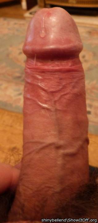 The Pre Cum Begins To Flow